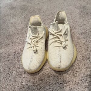 Yeezy White Knit Sneakers